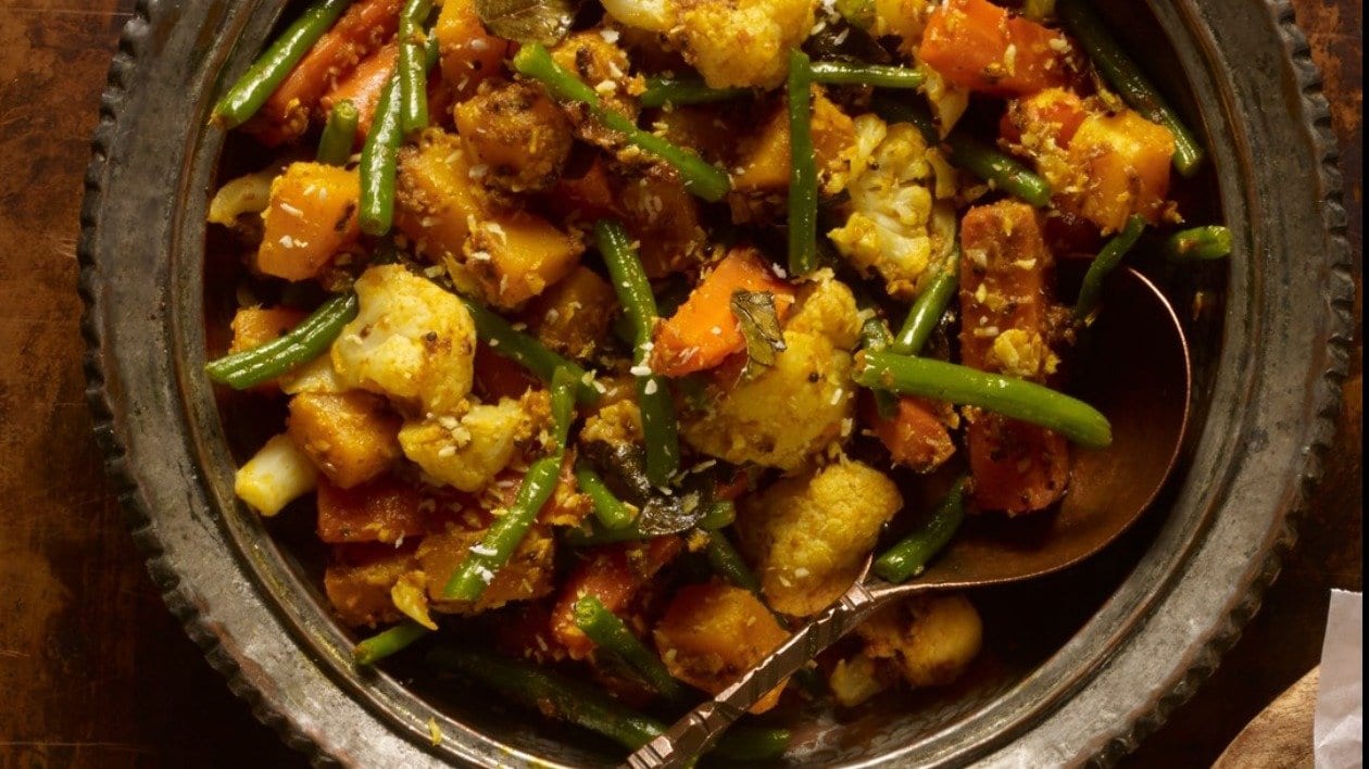 Thoran de verduras Thoran de verduras